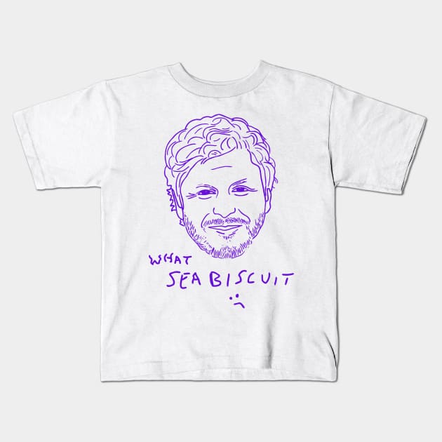 What Sea Biscuit Kids T-Shirt by SIMPLE SKETCH